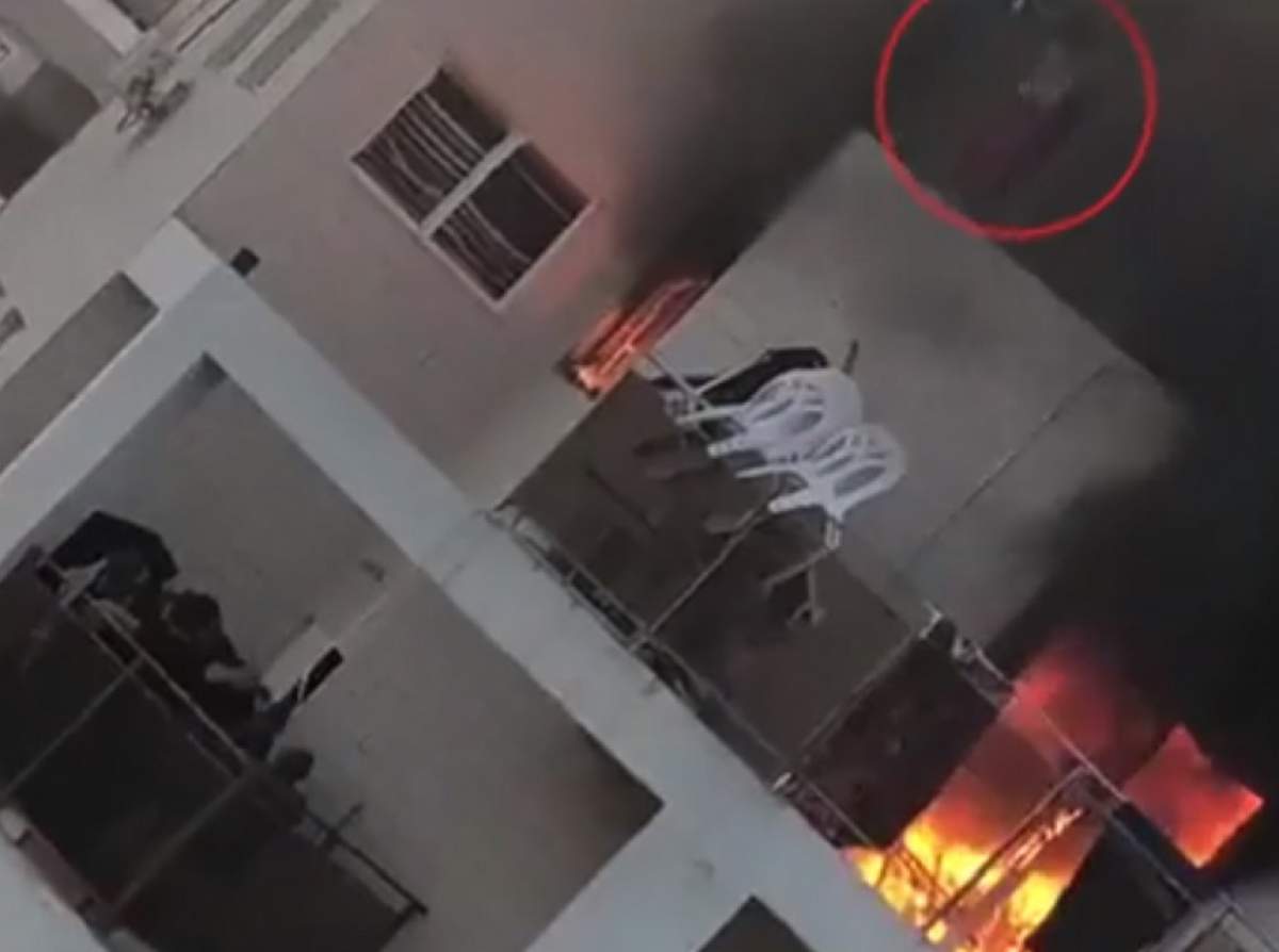 VIDEO / O fetiţă s-a aruncat de pe balconul apartamentului în care locuia. Motivul este şocant