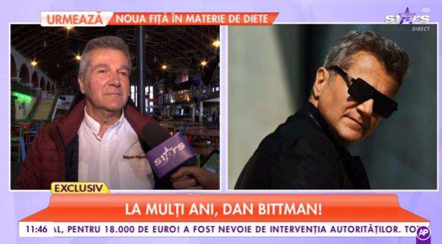 VIDEO / "La mulţi ani, Dan Bittman!". Îndrăgitul artist împlineşte astăzi 56 de ani