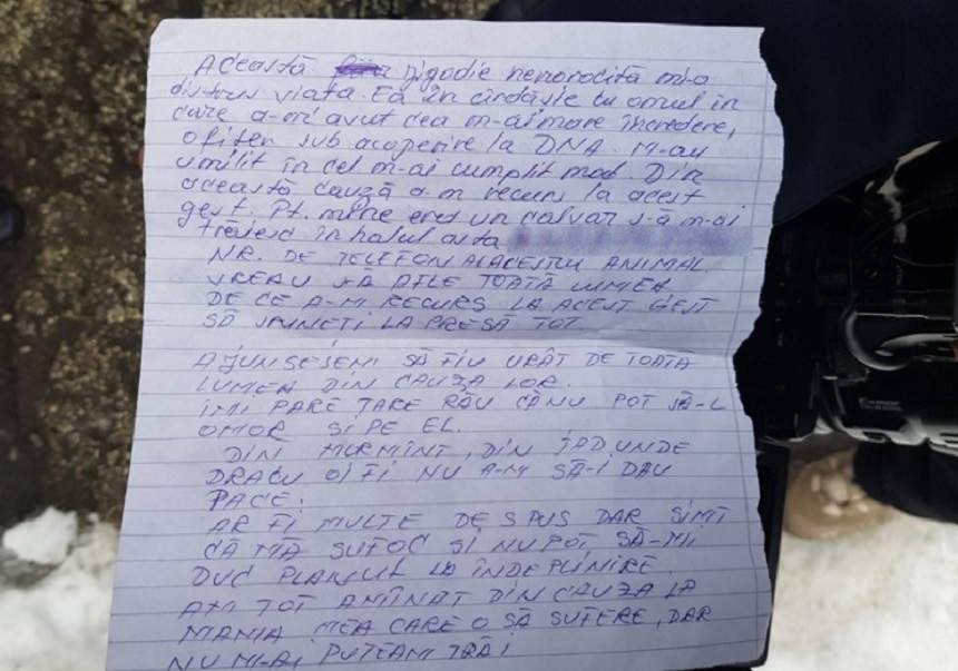 Scrisoarea de adio a infirmierului care şi-a ucis colega asistentă şi apoi și-a pus capăt zilelor: ”M-au umilit în cel mai cumplit mod”