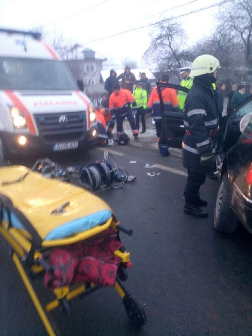 FOTO / Accident mortal în Gorj! Un tânăr de 23 de ani a murit, iar alte patru persoane se află în stare gravă