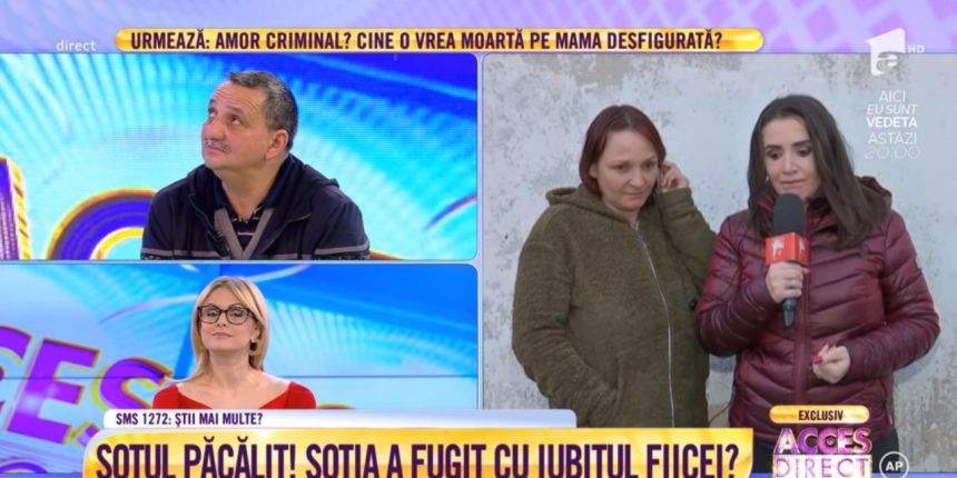 VIDEO / Amantlâc fără precedent. Este amanta ginerelui ei, bărbatul cu care fiica sa are doi copii