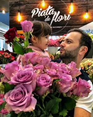 Mihai Morar, mesaj emoționant pentru una din fetițele lui. "Azi ți-am cumpărat o piață de flori"