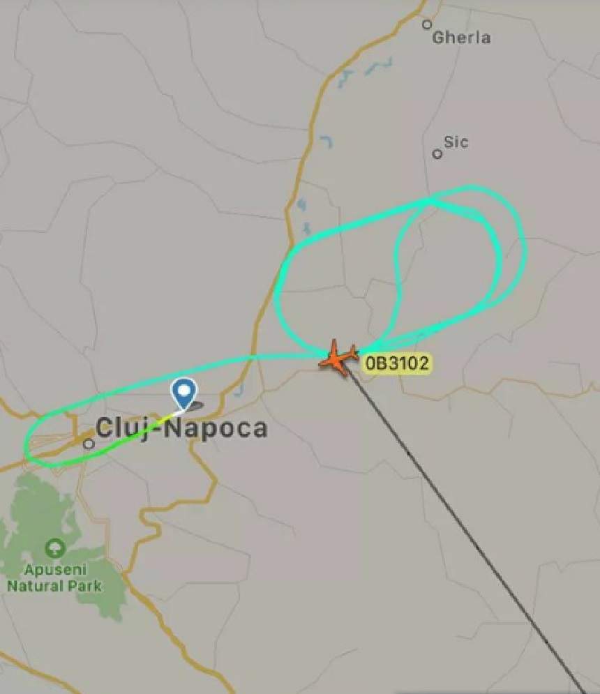 Probleme pentru un avion care a decolat de pe aeroportul din Cluj. Ce au raportat piloţii
