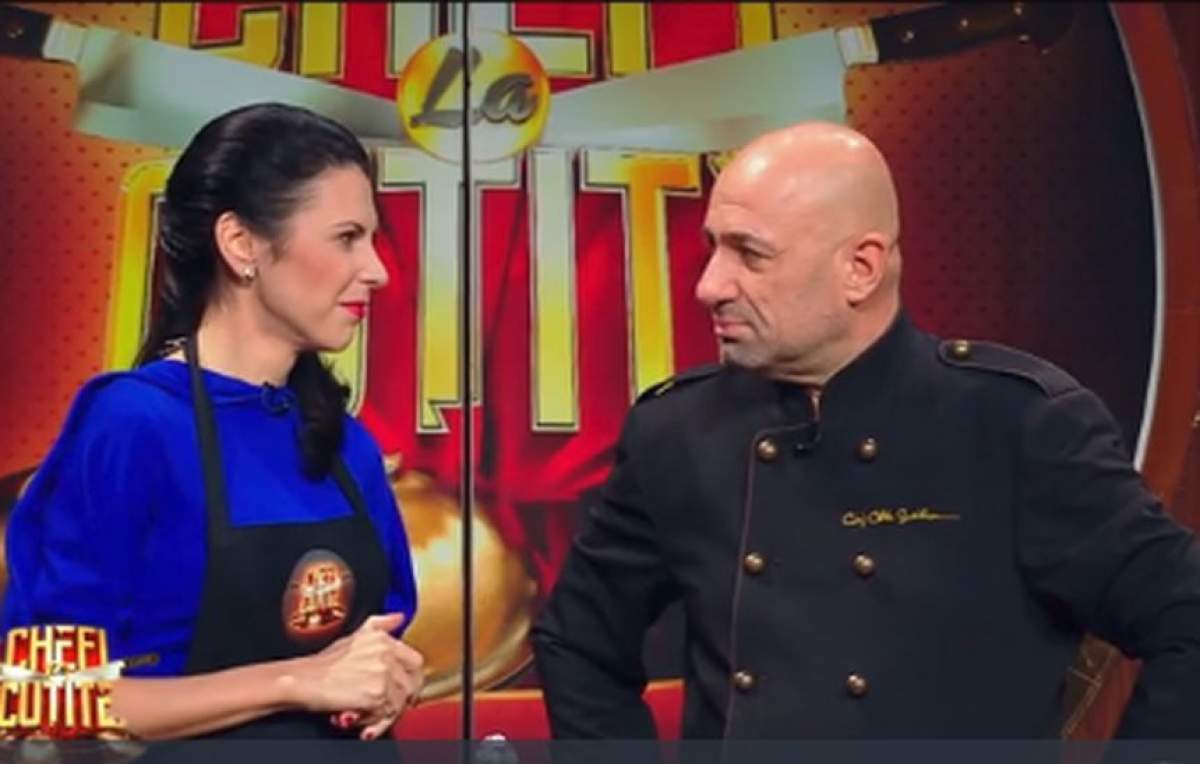 VIDEO / Abordat de o concurentă, chef Scărlătescu a replicat instant. "Vreau o femeie care mai râgâie"