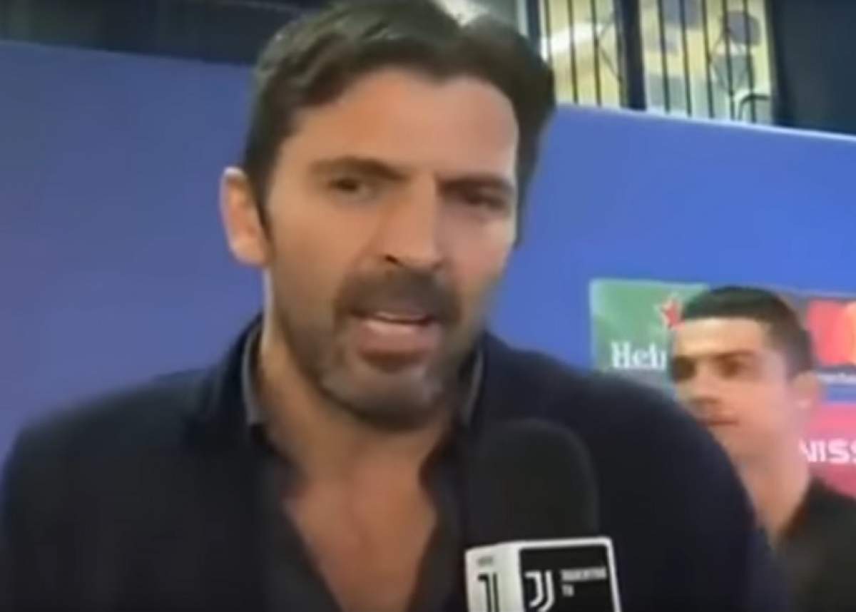 VIDEO / Cristiano Ronaldo a trecut pe lângă Buffon, în timp ce portarul tuna şi fulgera la televizor! Ce a urmat întrece orice închipuire