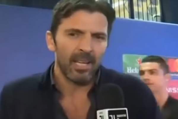 VIDEO / Cristiano Ronaldo a trecut pe lângă Buffon, în timp ce portarul tuna şi fulgera la televizor! Ce a urmat întrece orice închipuire