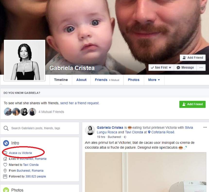 FOTO / Unde s-a angajat Gabriela Cristea, după ce a născut-o pe Victoria! Totul a fost făcut public