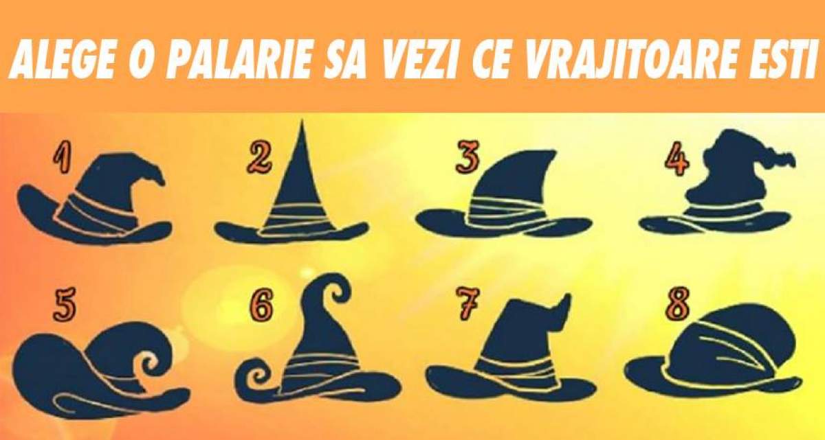 FOTO / Alege o pălărie și află ce vrăjitoare ești. Scoate la suprafaţă răutatea din tine