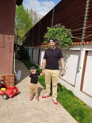 FOTO / Adorabil! Cristi Mitrea și fiul lui se îmbracă asortat: „Ca două prințese”