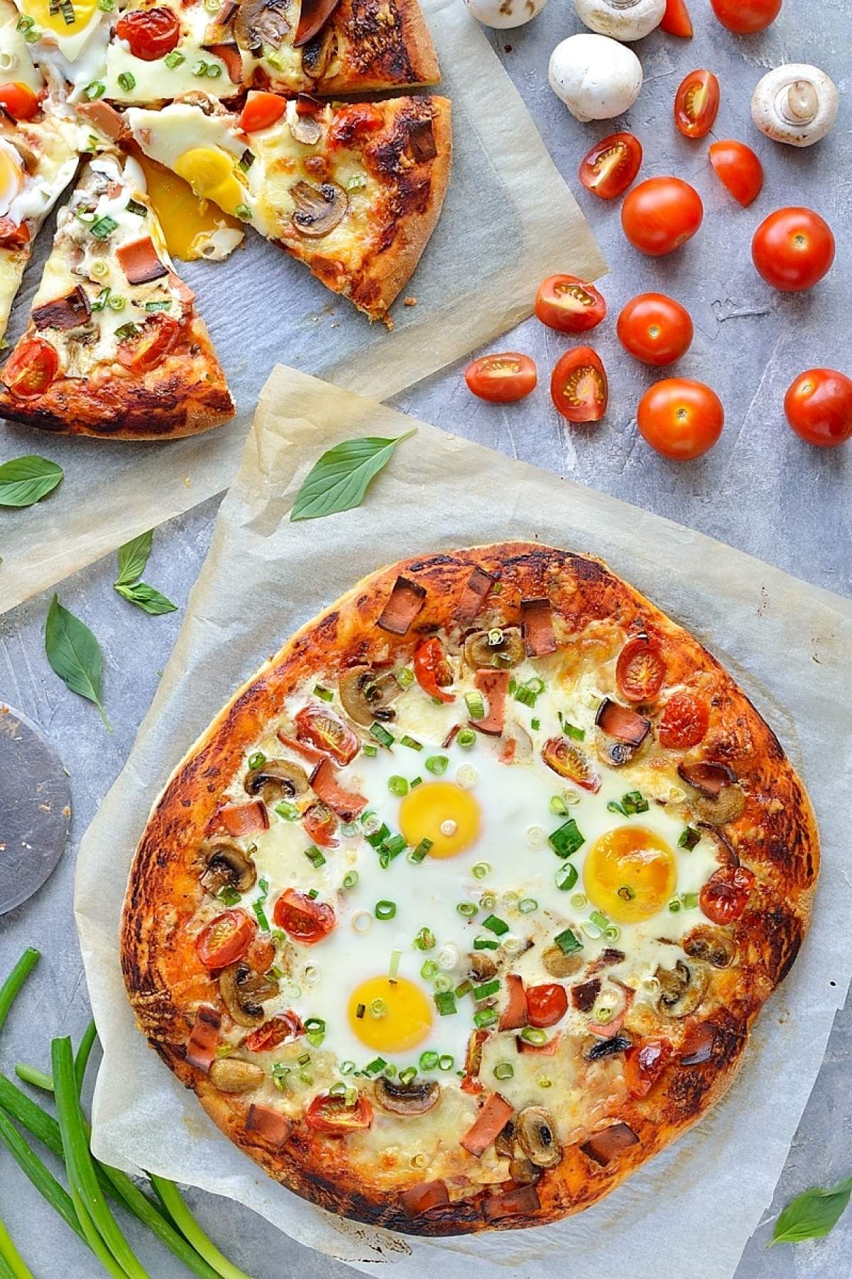REȚETA ZILEI: Pizza vegetariană pentru micul-dejun. Uimitor de delicioasă!