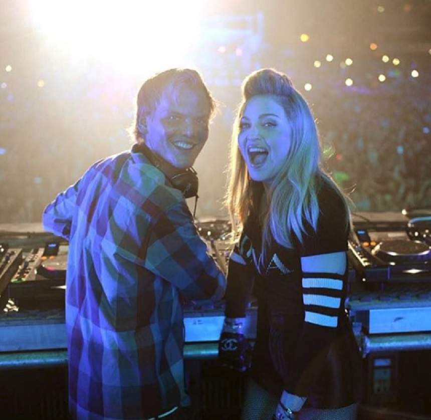 FOTO / Reacţia Madonnei, după ce a aflat că dj-ul suedez Avicii a murit