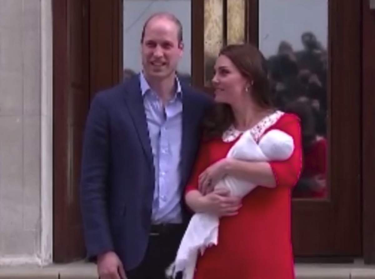 VIDEO / Primele imagini cu bebeluşul lui Kate Middleton şi al Prinţului William