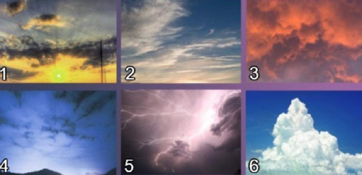 FOTO / TEST: Alege un cer înnorat și află cât de mult te plac cei din jur