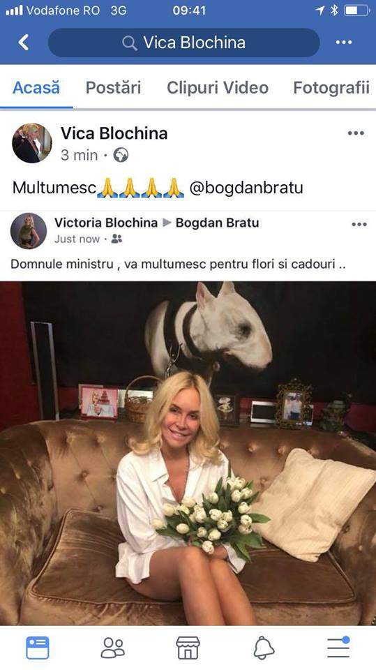 Vica Blochina, o nouă iubire la nivel înalt? Cine este bărbatul care i-a umplut brațele cu atenții