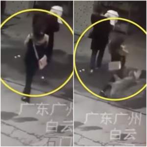 VIDEO / O femeie a ajuns la spital după ce i-a căzut un câine în cap. Imaginile sunt virale
