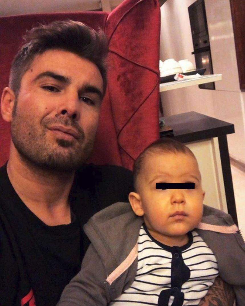 FOTO / Micuţul Tiago este leit tatăl său. Adrian Mutu are toate motivele din lume să fie un părinte mândru