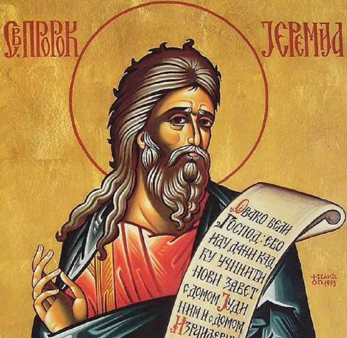 Rugăciunea către Sfântul Prooroc Ieremia. Iată ce este bine să faci de 1 mai