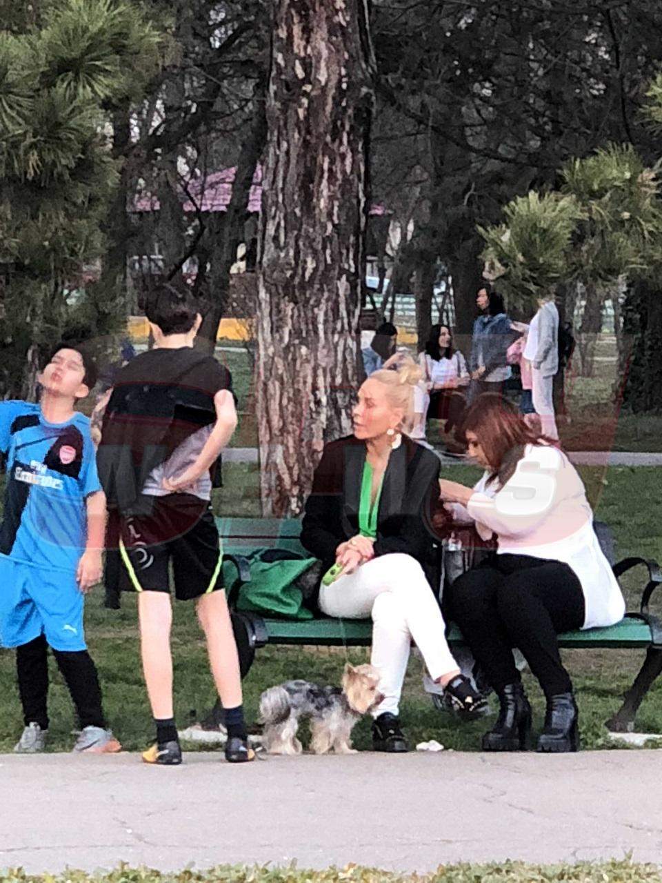 FOTO/ Ce face Vica atunci când iese în parc şi o "loveşte" foamea! Uită de fiţe şi îşi aduce aminte de unde a plecat