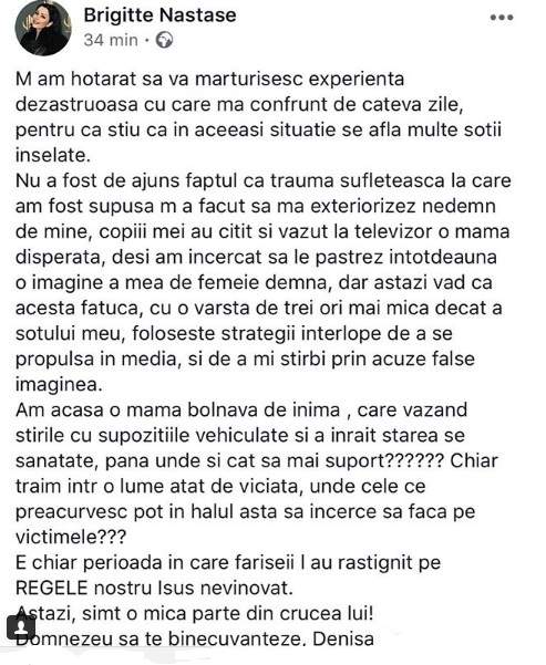 Scandal monstru.  Brigitte, acuzată că l-a furat pe Ilie Năstase din brațele altei femei. Se întoarce roata? Cum se apără nevasta fostului tenismen