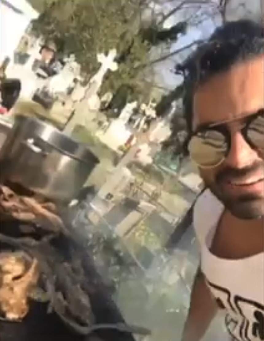 VIDEO / Pepe nu și-a uitat nepotul de sărbători. Artistul a mers la mormântul lui Franco