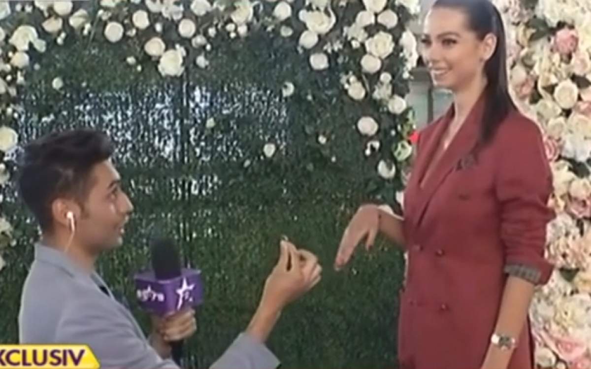 VIDEO / Iuliana Luciu, cerută în căsătorie în direct la TV: "Am preferat să nu fac pasul ăsta"