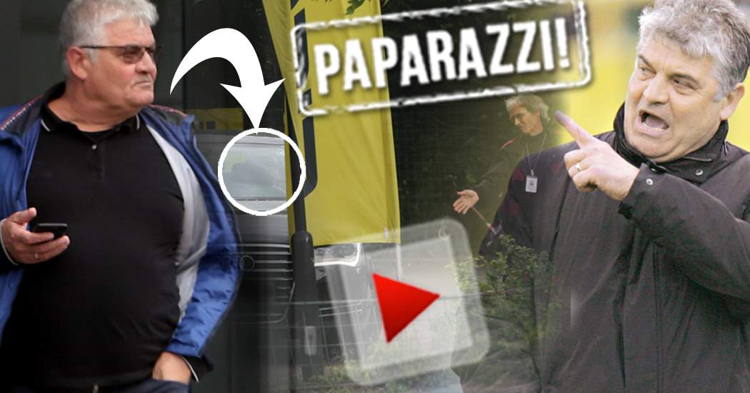 VIDEO PAPARAZZI / “Fălcosul” şi-a găsit naşul!  Ioan Andone a fost pus la punct de un agent de pază