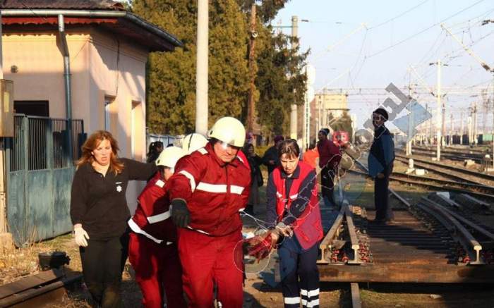 FOTO / Sinucidere sau accident? Un bărbat din Râmnicu Sărat a fost omorât de tren