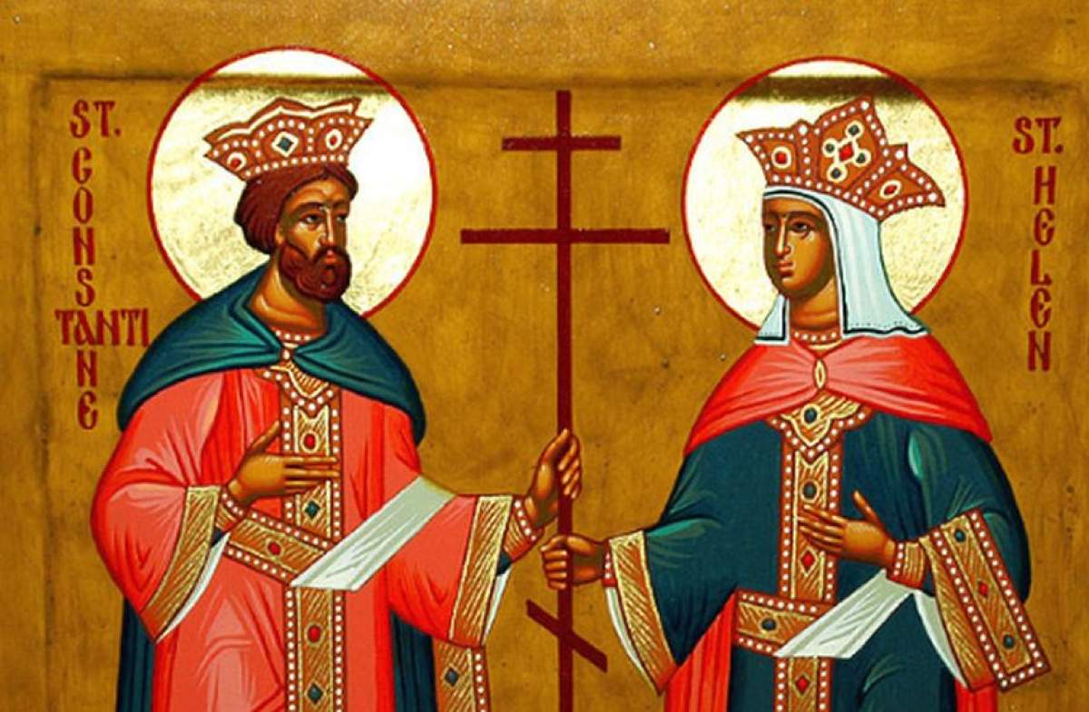 Sfinții Împărați Constantin și Elena. Rugăciunea pe care să o spui pe 21 mai pentru sănătate şi belşug