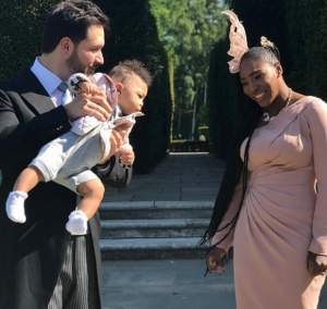 FOTO / Serena Williams, prezentă la nunta regală alături de soț și fetiță! Ce rochie a îmbrăcat tenismena