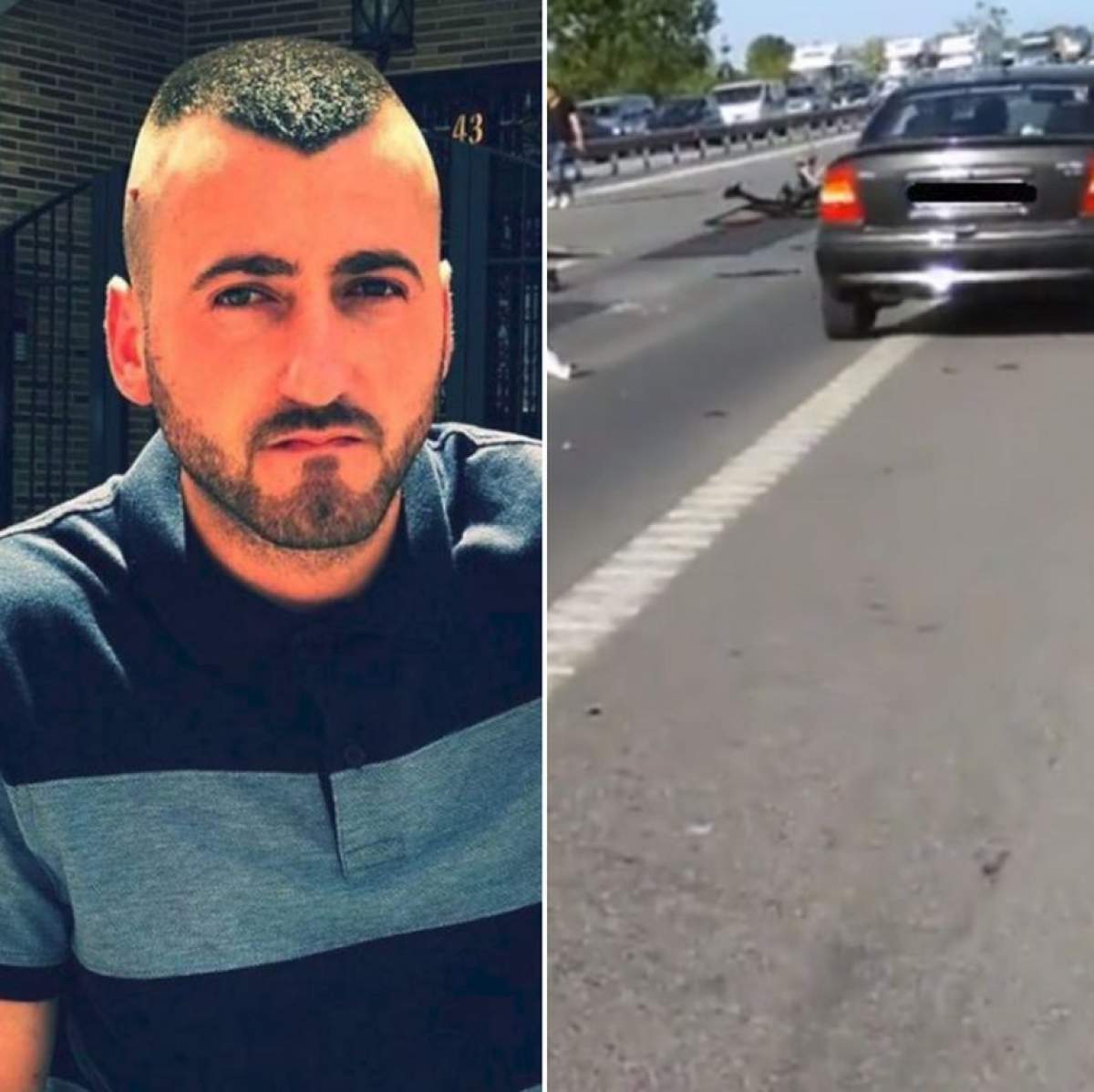 VIDEO & FOTO / El este tânărul care a murit ieri în tragedia de pe A1. Bărbatului i-au fost retezate picioarele