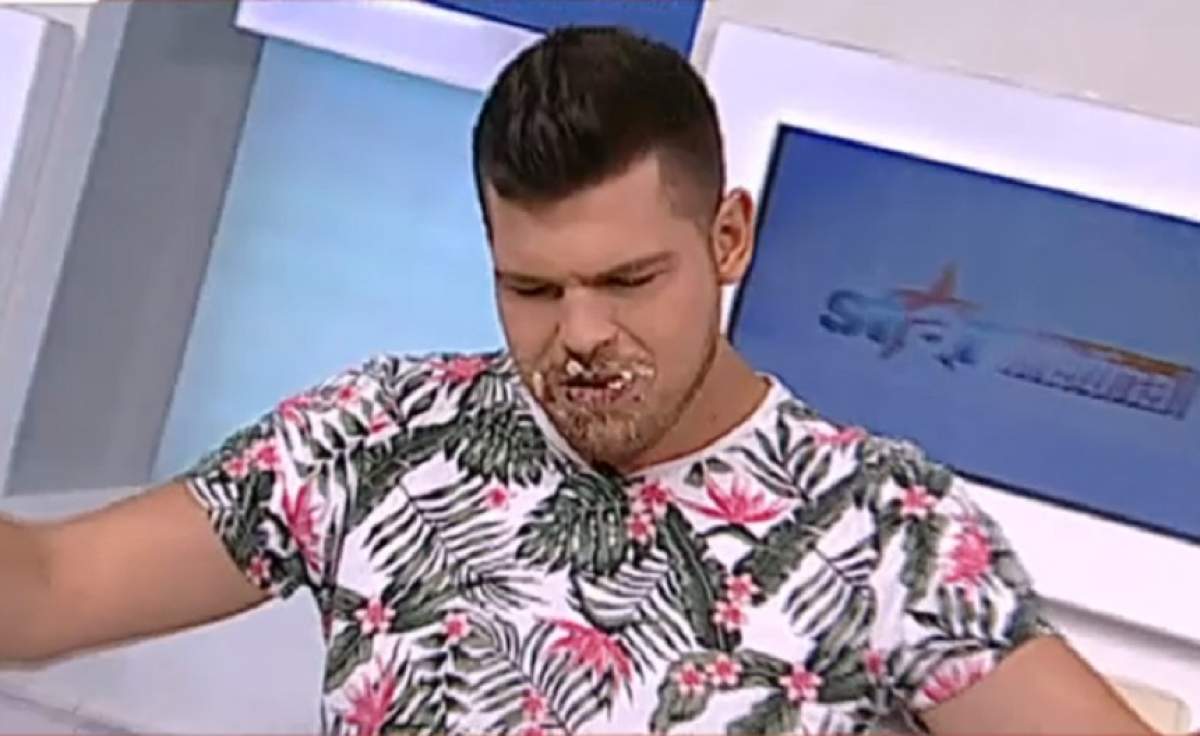 VIDEO / Răzvan Botezatu, topit după dulciuri! S-a bucurat de eclere ca un copil, în platoul Star Matinal
