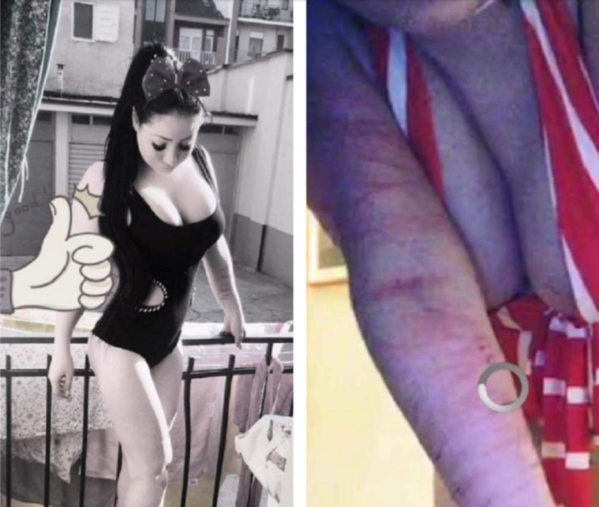FOTO / O românca stabilită în Italia a încercat să se sinucidă, live pe Facebook! Imagini dramatice