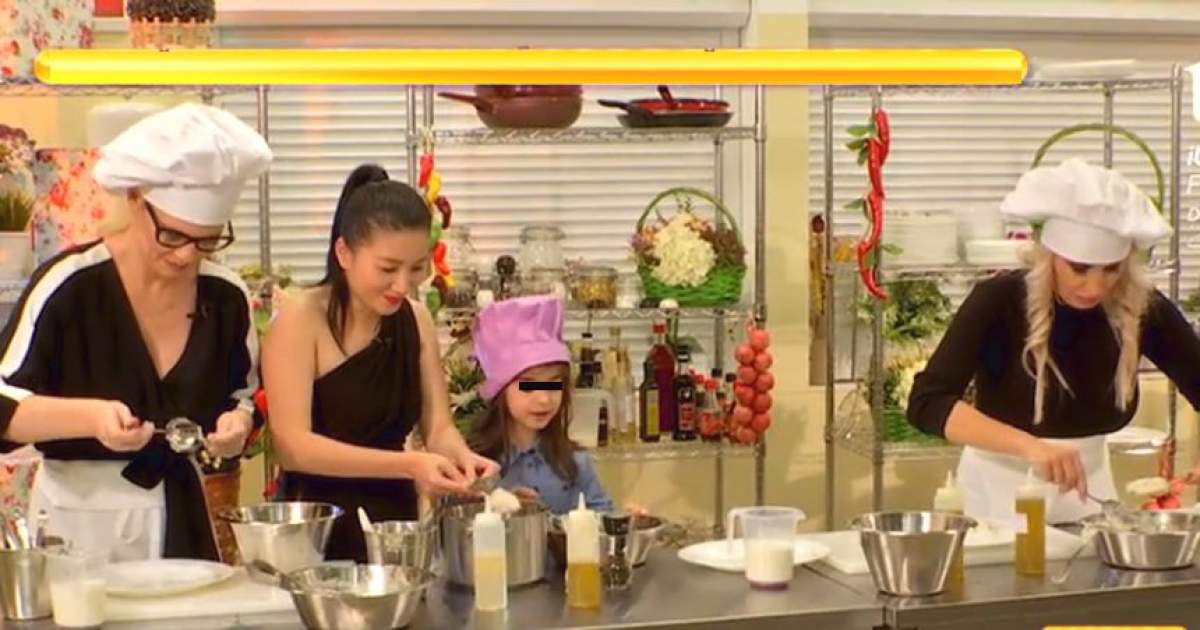 VIDEO / Fetiţa Danielei Gyorfi, lecţie de gătit pentru mama ei. Imagini de senzaţie cu micuţa Maria