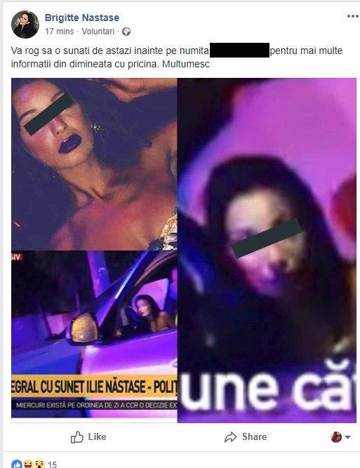 Ce o „roade” pe Brigitte în scandalul lui Ilie Năstase? Nu că soțul ei a fost tras pe dreapta, ci... domnișoara care se afla lângă el!