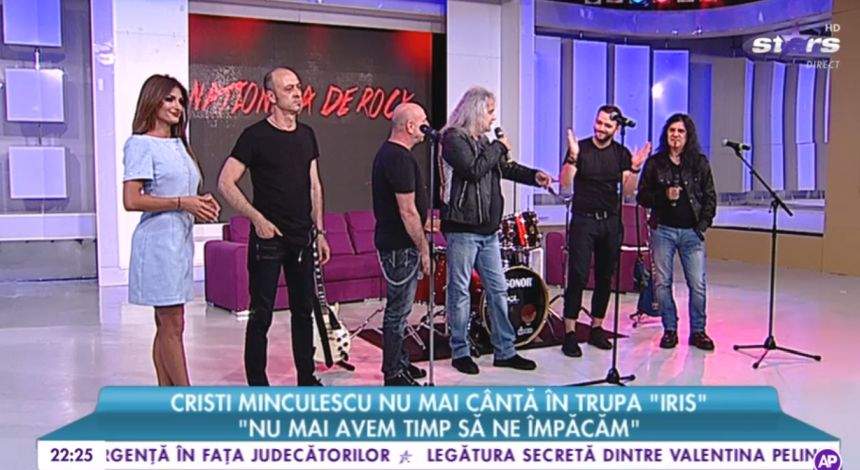 VIDEO / Cristi Minculescu, despre faptul că nu mai cântă în trupa Iris. "E un pic jenant"