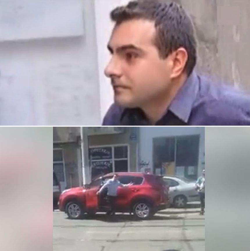 Prima reacţie a şoferului care a luat pe capotă un elev. Bărbatul e profesor de religie în Bucureşti