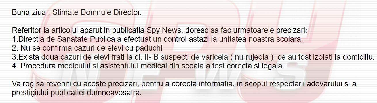 EXCLUSIV / Dosar penal în scandalul elevilor bolnavi de rujeolă din clasa fiului Minodorei! Cum s-a încercat muşamalizarea cazului!