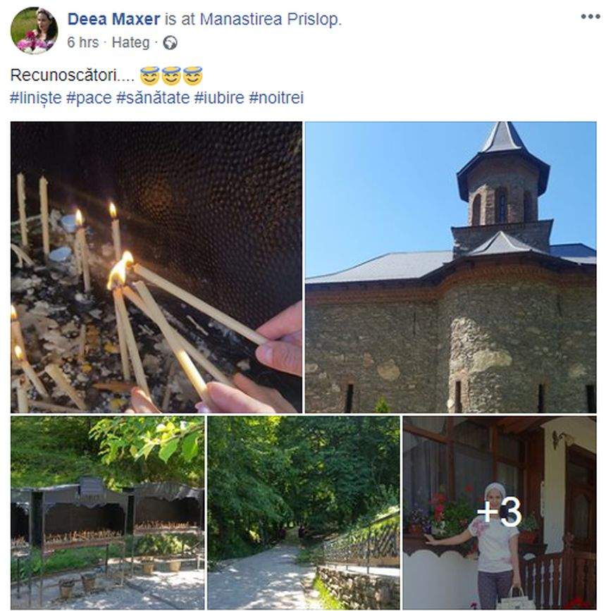 FOTO / Deea şi Dinu Maxer au luat-o pe calea bisericii. "Recunoscători"