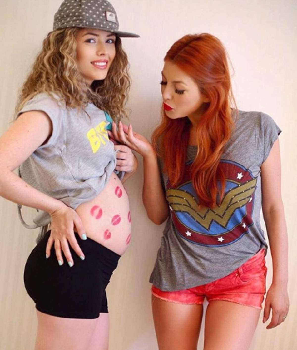 FOTO /  Sora Elenei Gheorghe este însărcinată, din nou. Bucurie mare în familia artistei