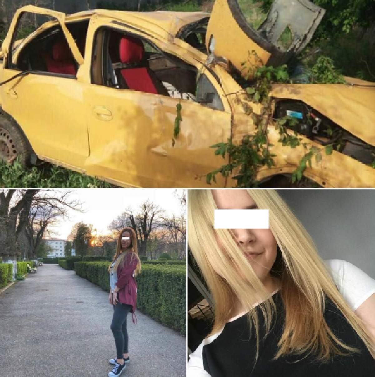 Curg sute de mesaje pentru cele trei fete din Zimnicea care au murit în accident rutier! Familia şi prietenii, în stare de şoc