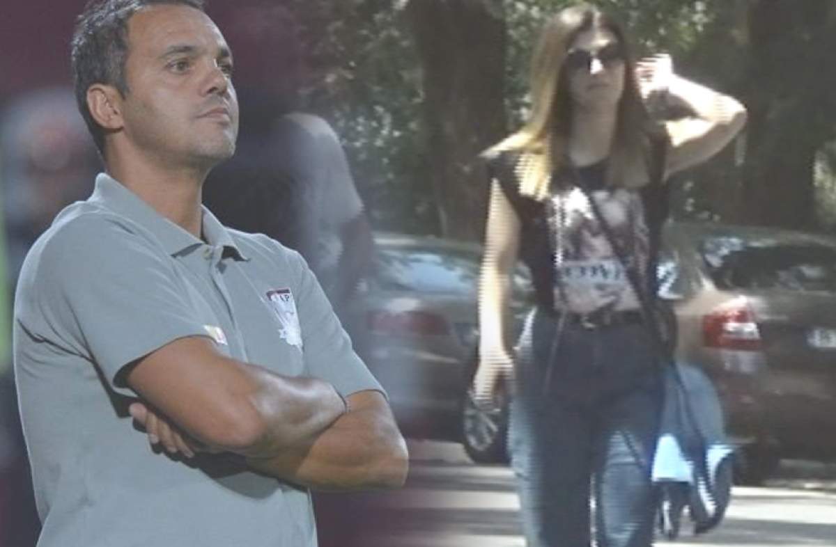 VIDEO PAPARAZZI / Doar ea e mai presus de Rapid! Cum arată iubita lui Constantin Schumacher, antrenorul care trebuie să-i ducă  pe giuleşteni în Liga a III-a