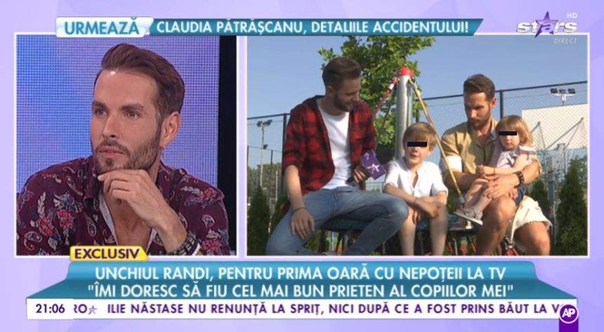 VIDEO / Randi a vorbit despre momentul în care va deveni tată. Artistul aşteaptă cu sufletul la gură