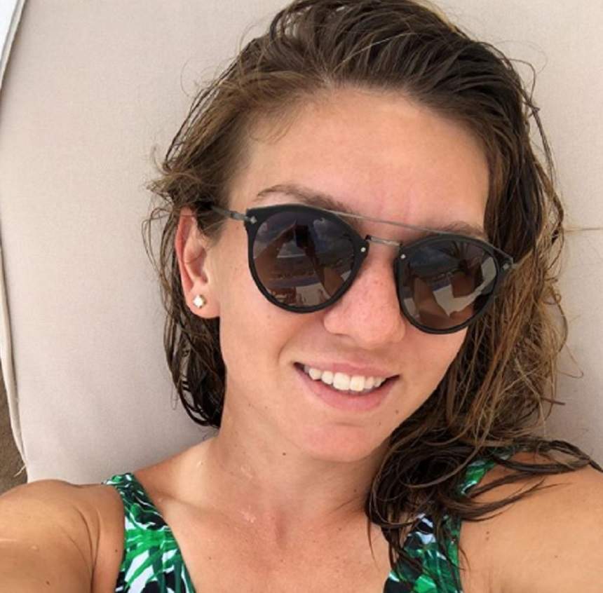 Simona Halep s-a pozat în costum de baie! Cum se relaxează sportiva după ce a revenit în ţară