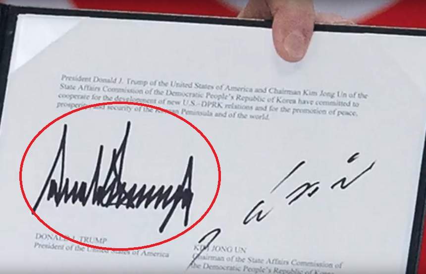 Semnătura lui Donald Trump, decodată de experții în scrisul de mână. Ce dezvăluie autograful Președintelui