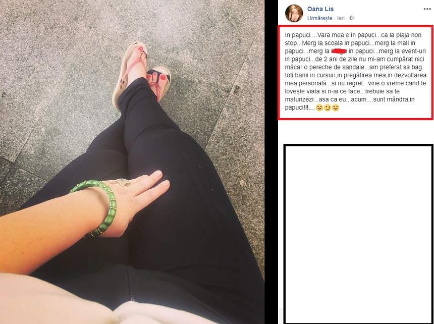 Oana Lis a ajuns să-şi ia de la gură pentru a termina şcoala: "Vine o vreme când te loveşte viaţa. Nu ai ce să faci"