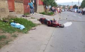 Accident îngrozitor în Cluj. O șoferiță a intrat pe contrasens și a omorât un motociclist