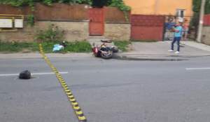 Accident îngrozitor în Cluj. O șoferiță a intrat pe contrasens și a omorât un motociclist