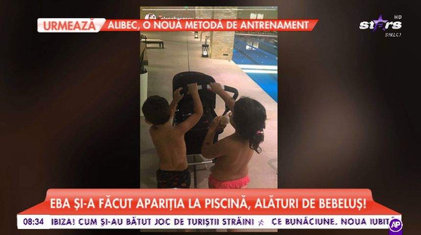 VIDEO / Inconştienţă sau o mamă modernă? Ce a făcut Elena Băsescu, la doar o săptămână după ce a născut