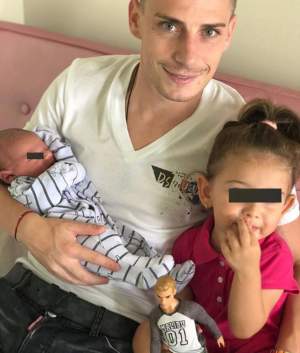 FOTO / Fostul jucător al lui Dinamo a devenit tată pentru a doua oară. Soţia lui a născut în urmă cu puţin timp