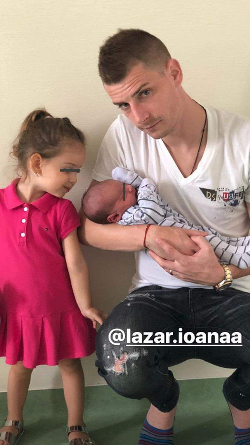 FOTO / Fostul jucător al lui Dinamo a devenit tată pentru a doua oară. Soţia lui a născut în urmă cu puţin timp